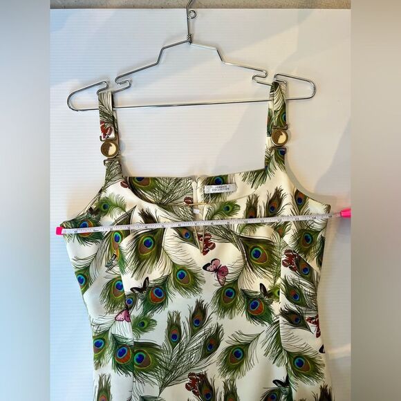 Versace Peacock Dress ~ Size 42 - Picture 11 of 16